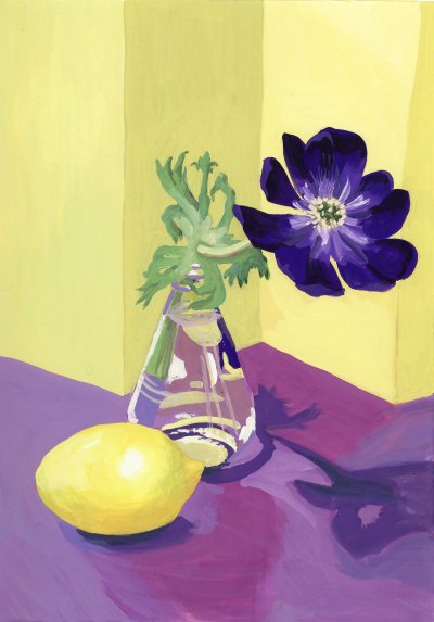 anemone with lemon